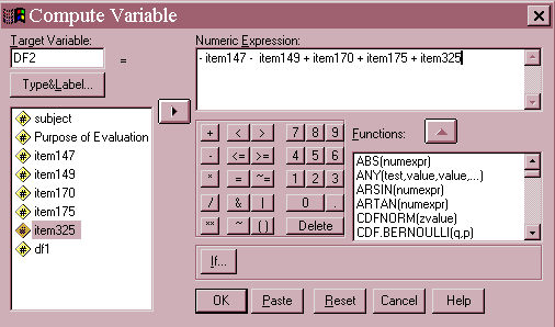 > Computing a new variable in SPSS corresponding to the second discriminant function.