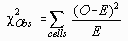 Chi-square Formula