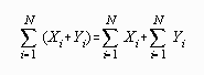 Sum of X plus Y