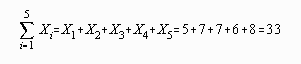 Example Summation Sign.